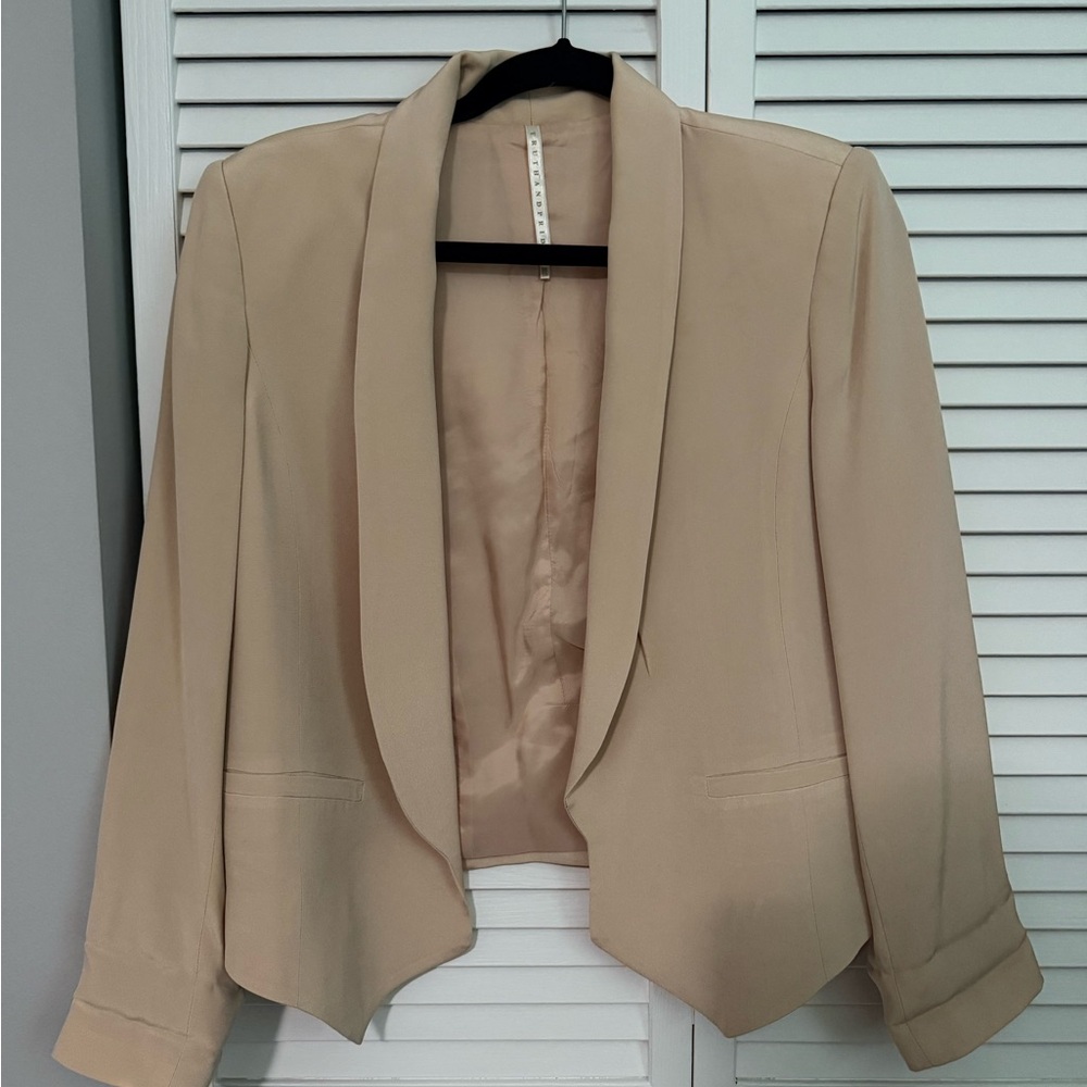 Women’s Blush Open Front Blazer Jacket